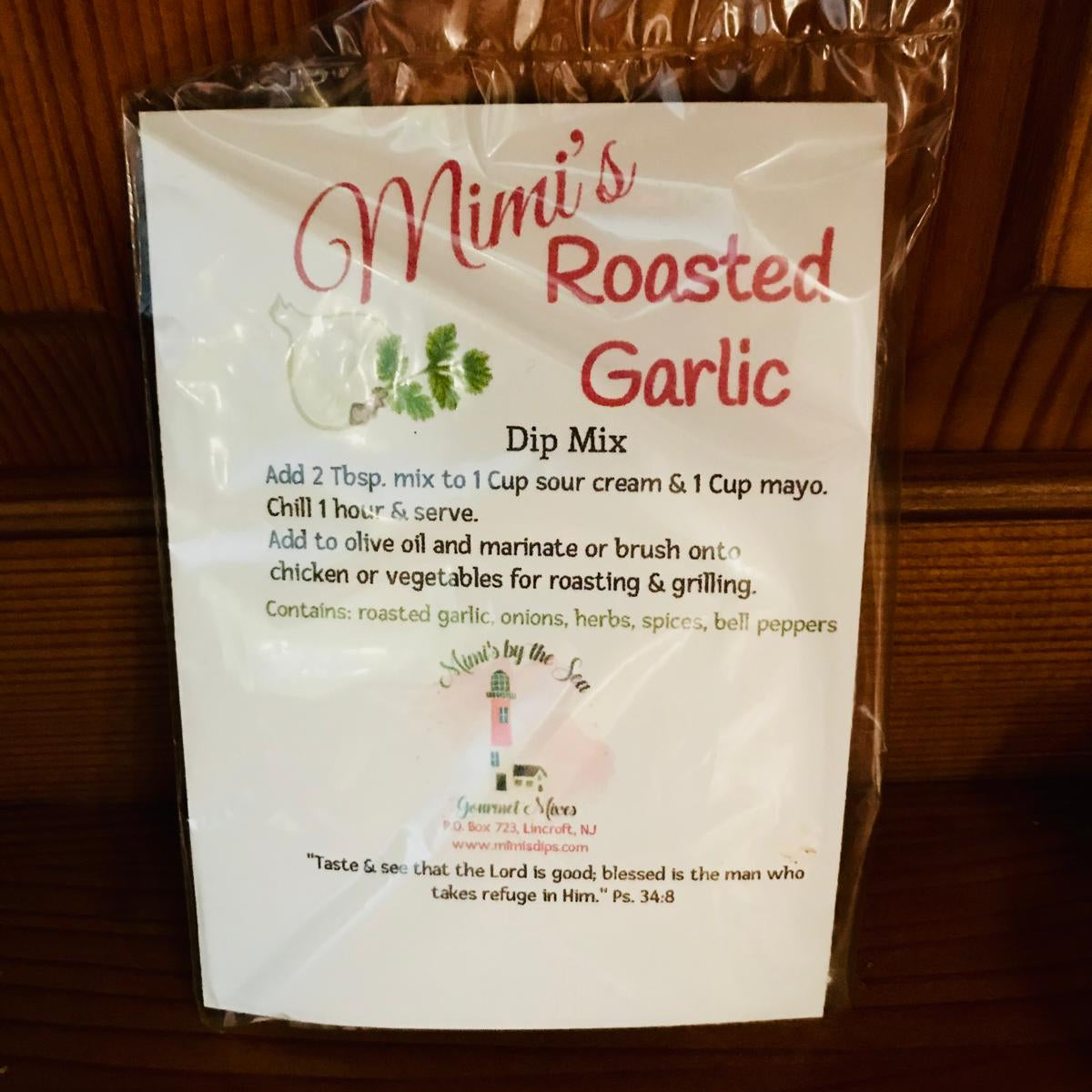 Mimi's Roasted Garlic Seasoning & Dip Mix