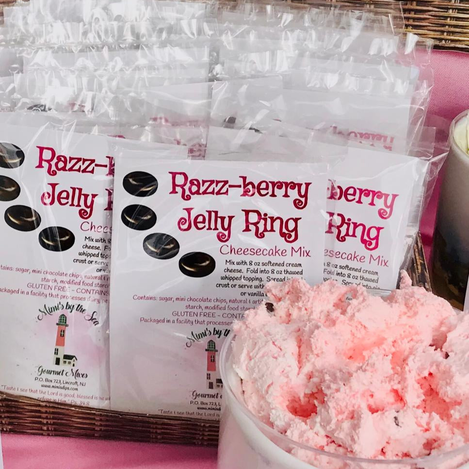Razz Berry Jelly Ring Dip & Cheesecake Mix
