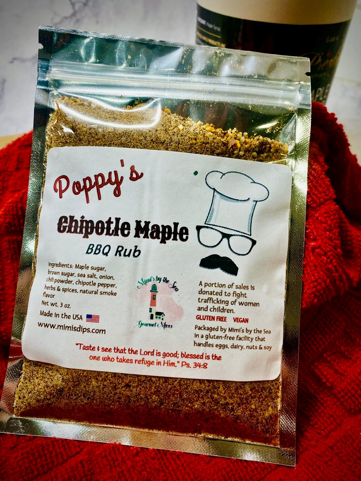 Poppy's Chipotle Maple BBQ Rub