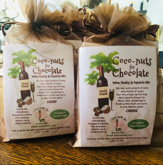Coco-nuts for Chocolate Wine Slushy & Wine Pop Mix