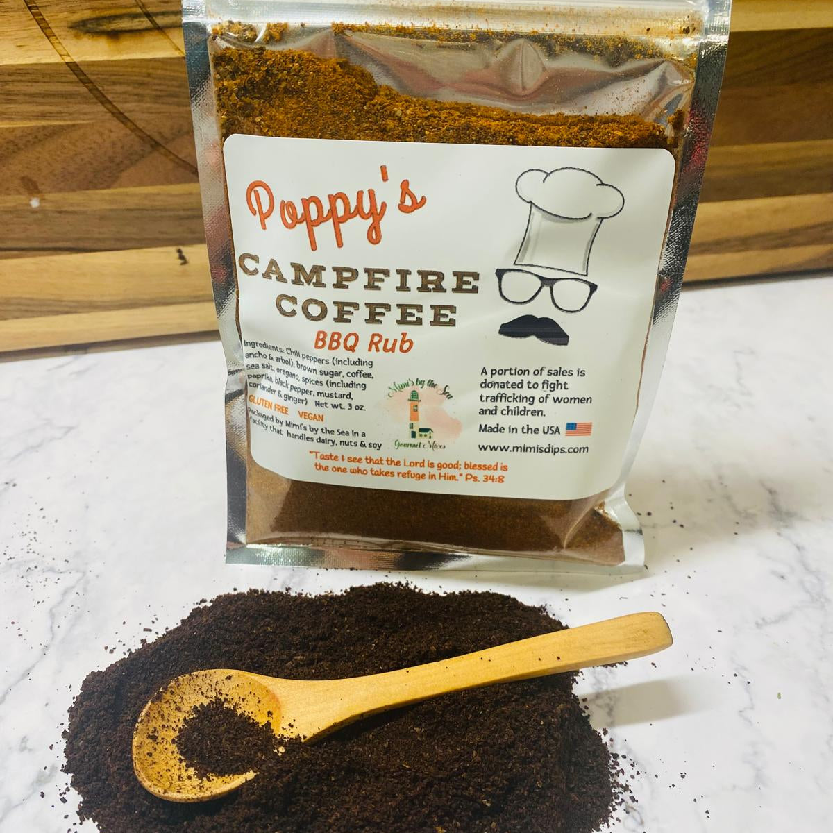 Poppy’s Campfire Coffee BBQ Rub