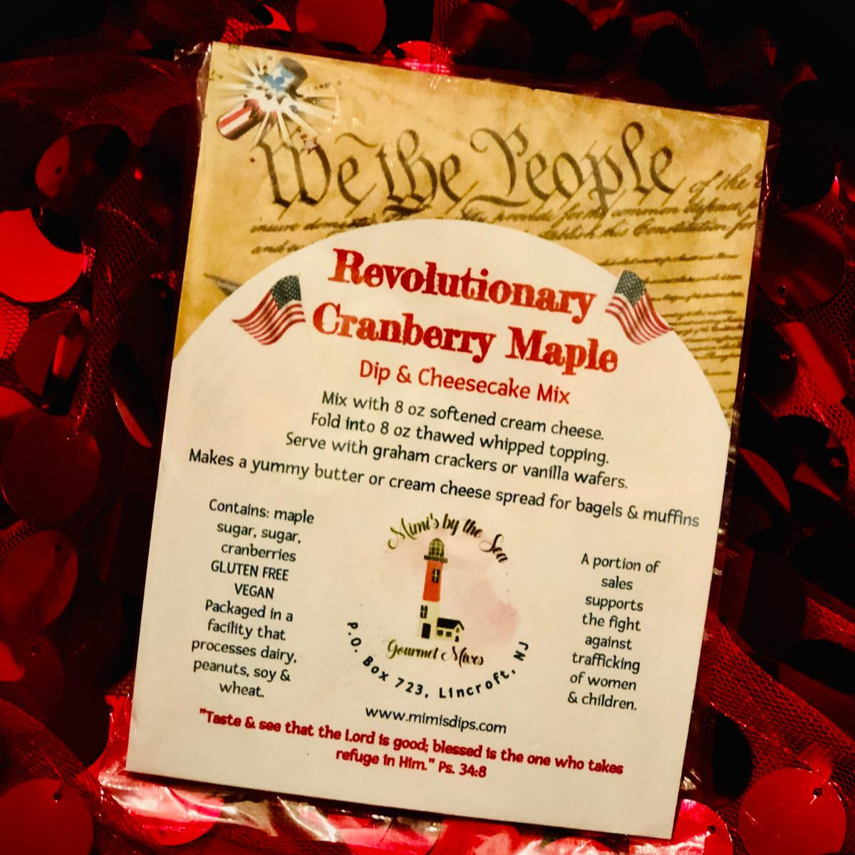 Revolutionary Cranberry Maple Dip & Cheesecake Mix