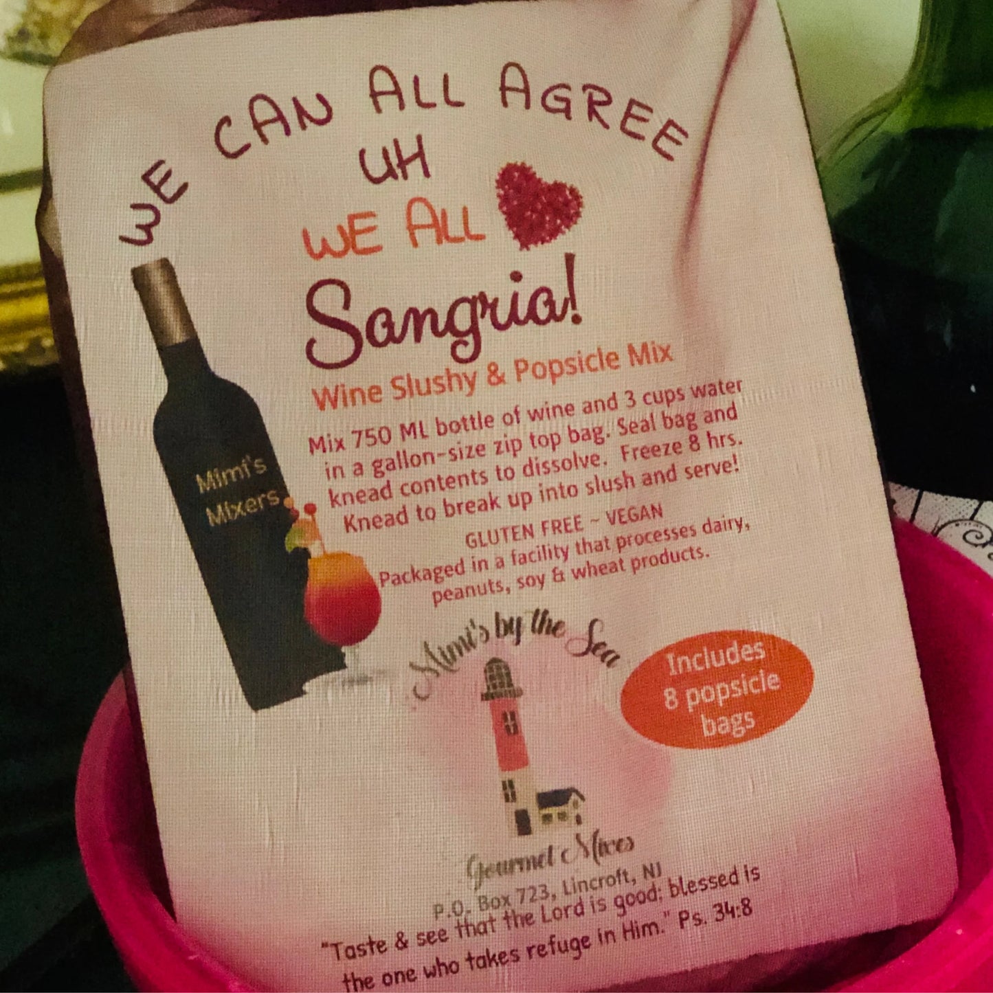 We All Agree, Sangria Slushy & Winepop Mix