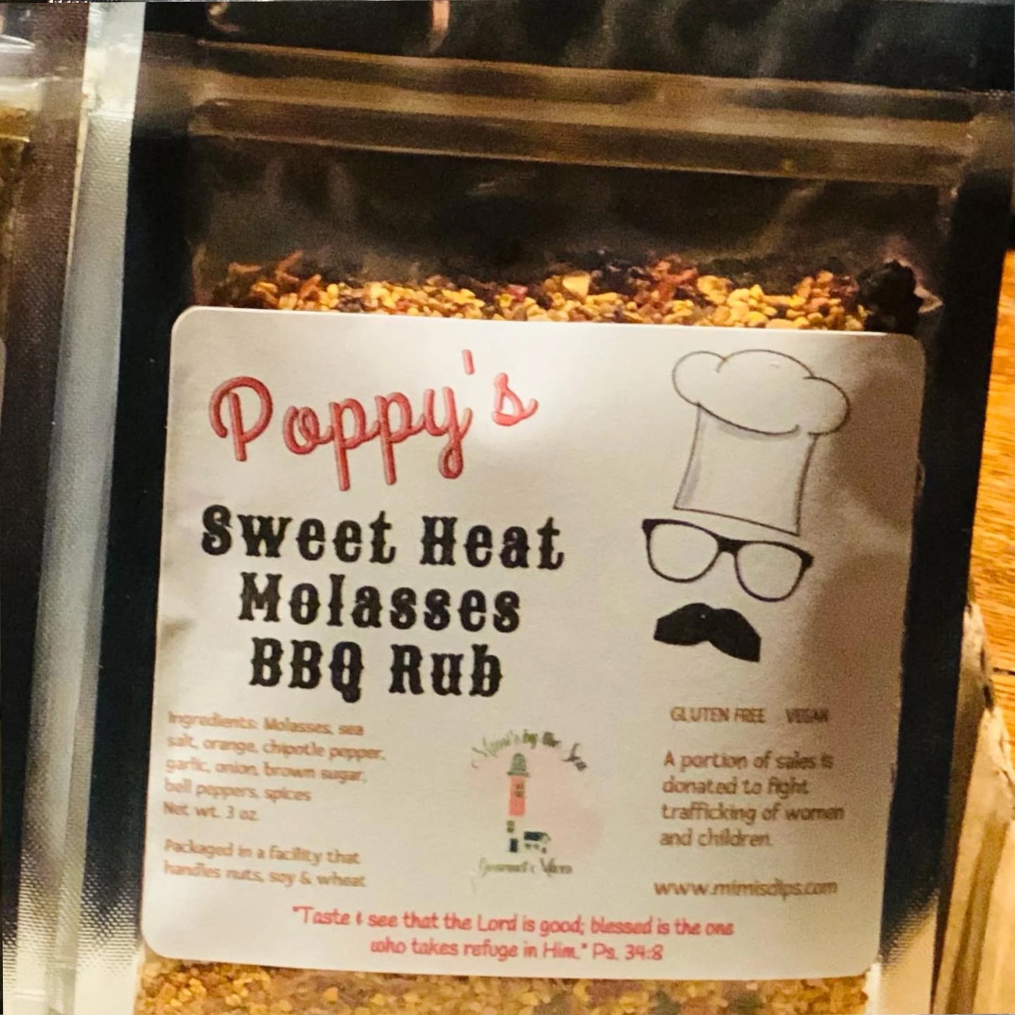 Poppy's Sweet Heat Molasses BBQ Rub