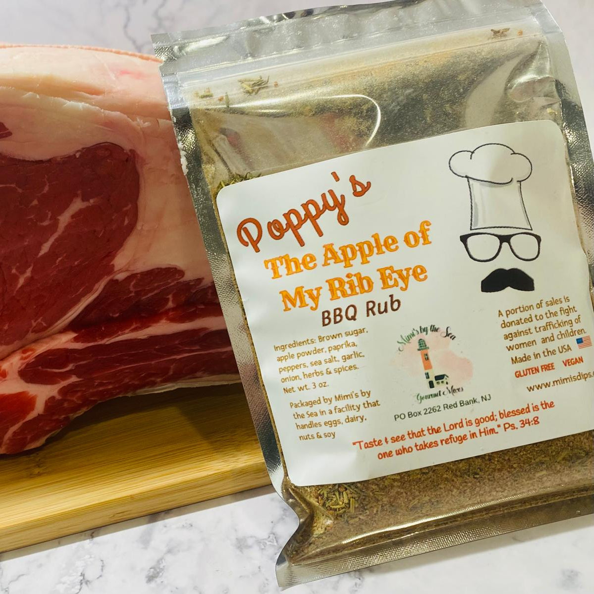 Poppy's Apple of My Rib Eye BBQ Rub