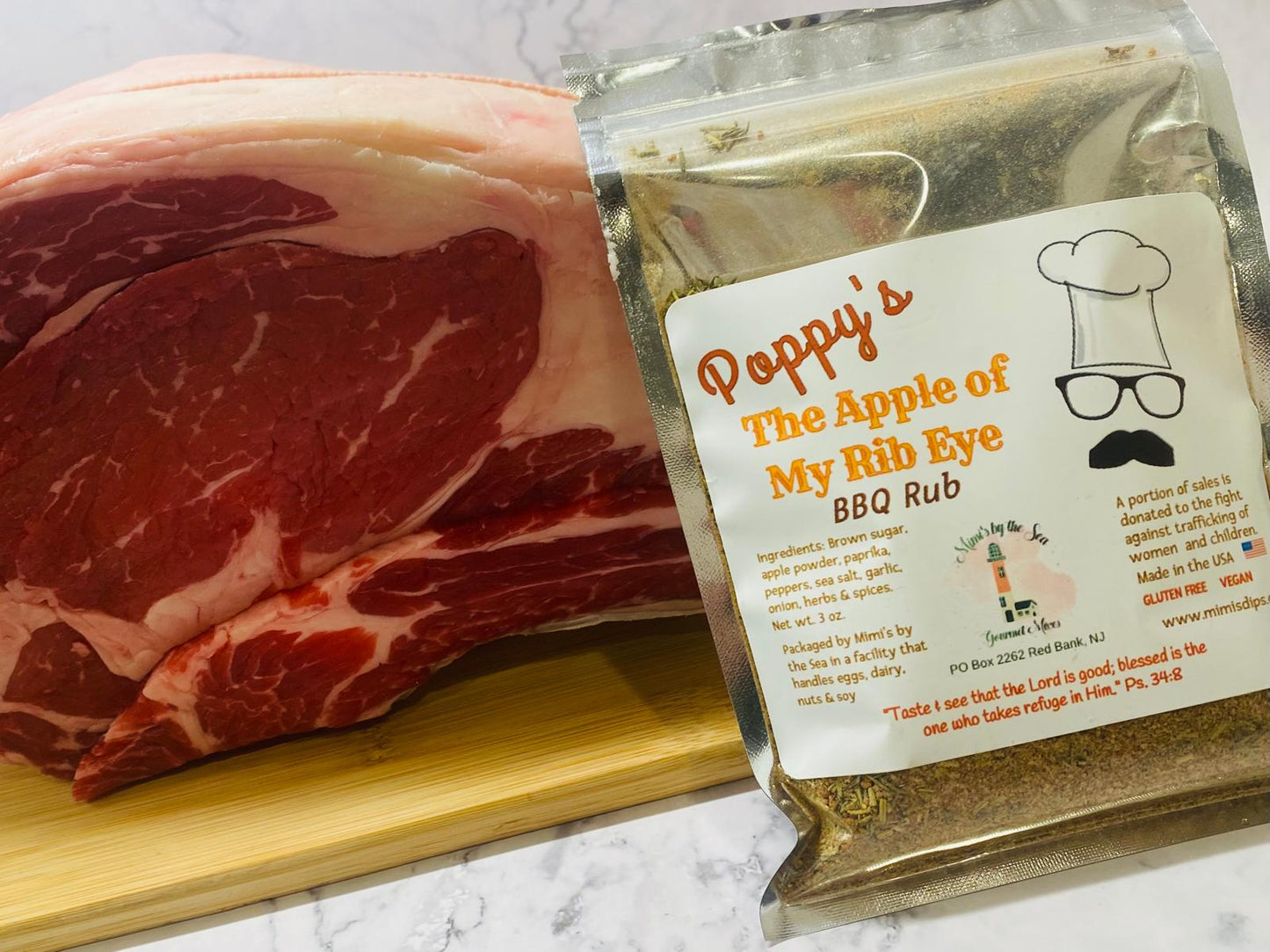 Poppy's Apple of My Rib Eye BBQ Rub