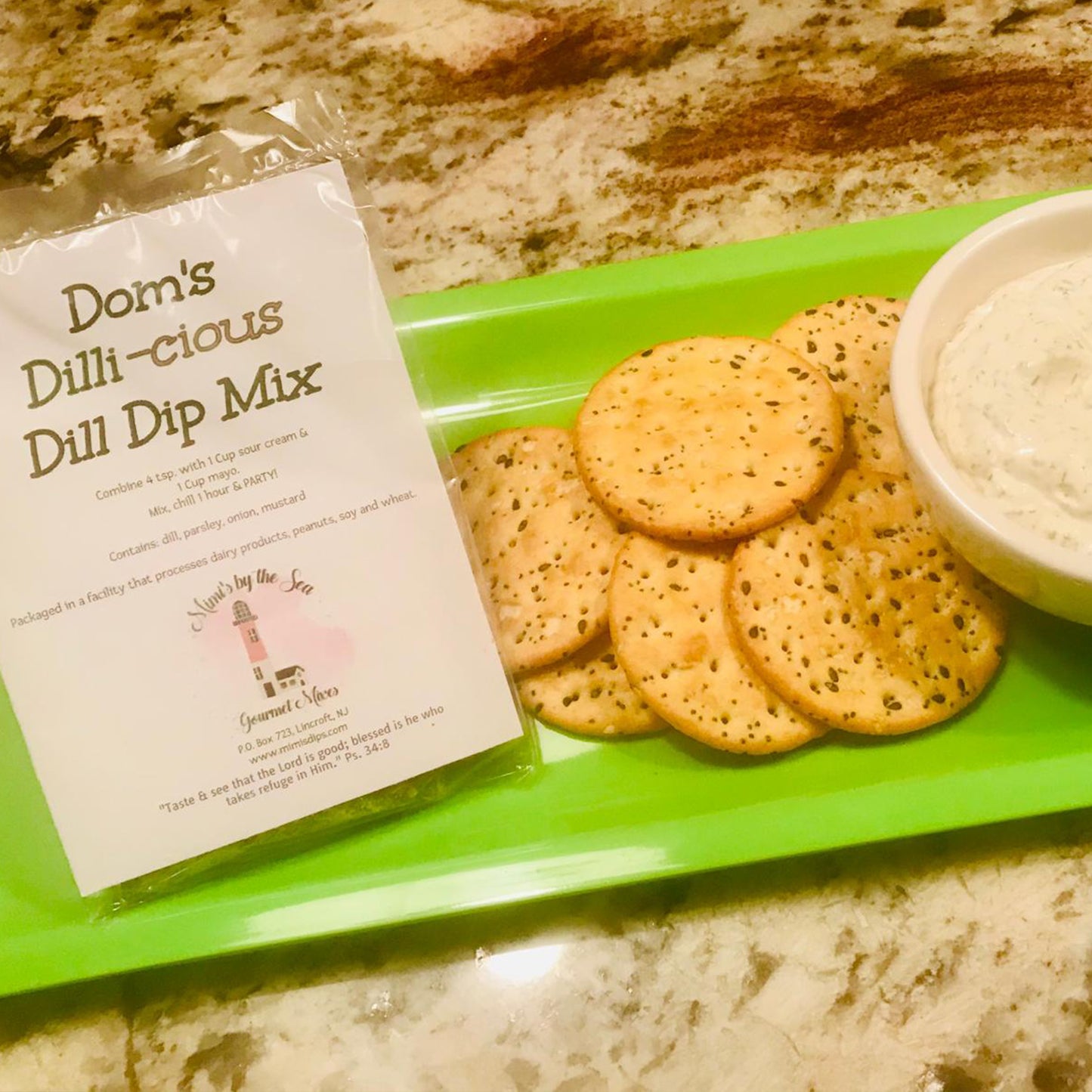 Dom’s Dill-icious Dill Seasoning & Dip Mix