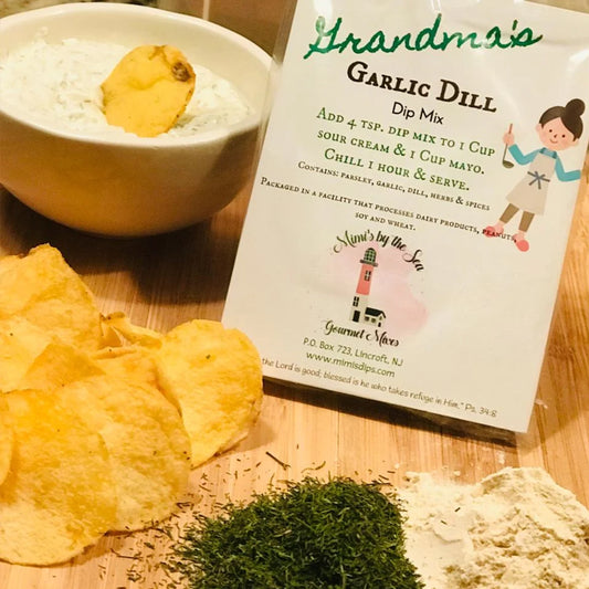 Grandma’s Garlic Dill Seasoning & Dip Mix