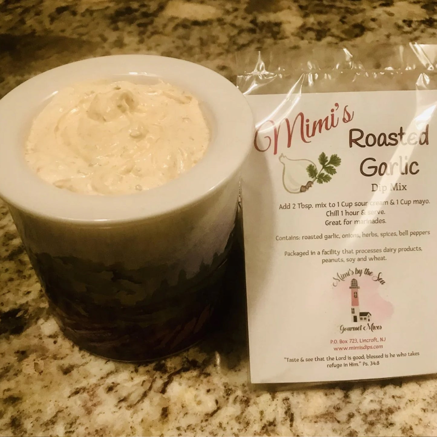 Mimi's Roasted Garlic Seasoning & Dip Mix